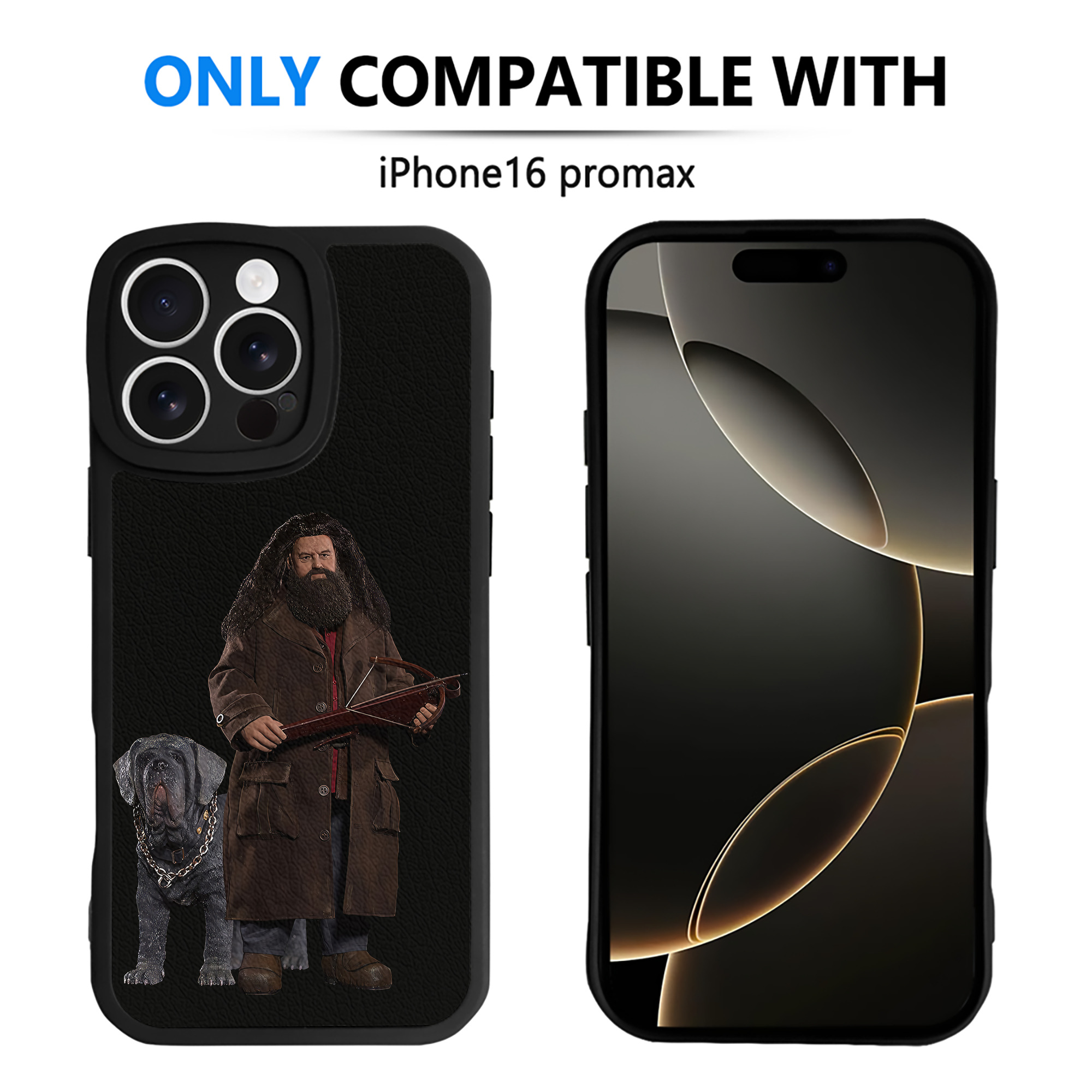 （画像用） Harry Potter ハリー・ポッターシリーズ 【iPhone 16シリーズ対応】シリコンスマホケース（レザー調） 材質：シリコン